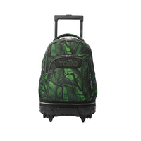 Mochila Escolar Grande Con Ruedas Totto Desmontable Jhony Jungle - Modelo Tiza - Carro Desmontable Talla L - Totto