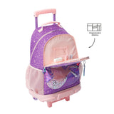 Mochila Escolar Grande Con Ruedas Unispace Unicornio Brillante Bomper Talla L - Totto