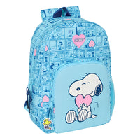 Mochila Escolar Grande Snoopy Love Color Azul en Badajoz - Be To Be Menacho Y Valdepasillas