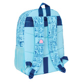 Mochila Escolar Grande Adaptable a Carro Snoopy Love - Safta
