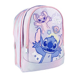 Mochila escolar Love Stitch y Angel talla M en papeleria Badajoz disponible en Be To Be Menacho y Valdepasillas