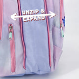 Mochila Escolar Mediana Love Stitch y Angel Adaptable a Carro Talla M - Cerdá