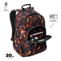 Mochila Escolar Grande Acuareles Flash Talla L – Totto