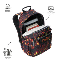 Mochila Escolar Grande Acuareles Flash Talla L – Totto