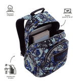 Mochila Escolar Grande Acuareles Motto Moteros Talla L – Totto