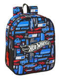 Mochila infantil guarderia Hot Wheels Safta disponible en papeleria y copisteria en Badajoz Be To Be