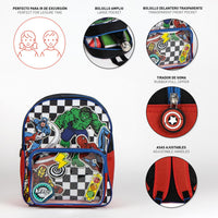 Mochila Infantil Avengers Superhéroes Hulk Capitán América Spiderman Ironman - Cerdá