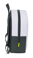Mochila Preescolar Real Madrid Primera Equipación Mochila De Guardería Real Madrid Primera Equipación 25/26 Mochila Infantil Escolar Real Madrid Blanco Amarillo - Safta
