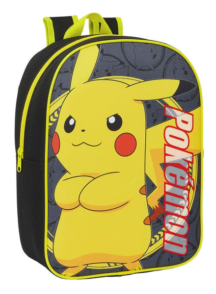 Mochila Infantil de Guardería Pokémon Pikachu - Safta