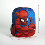 Mochila Guardería SpiderMan Marvel 3D Red Con Bolsillo Para Botella - Cerdá
