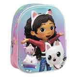 Mochila Infantil Preescolar La Casa De Muñeca De Gabby y Amigos - Cerdá