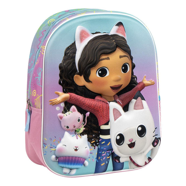 Mochila Infantil Preescolar La Casa De Muñeca De Gabby y Amigos - Cerdá