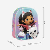 Mochila Infantil Preescolar La Casa De Muñeca De Gabby y Amigos - Cerdá