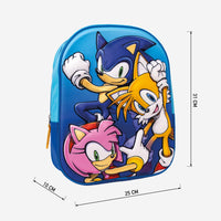 Mochila Infantil Sonic Personajes - Cerdá