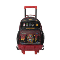 Mochila Escolar Mediana Con Ruedas Rue Bomper Digibot Gamers Consolas Talla M - Totto