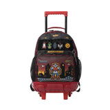 Mochila Escolar Mediana Con Ruedas Rue Bomper Digibot Gamers Consolas Talla M - Totto