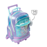 Mochila Escolar Mediana Con Ruedas Rue Bomper Friends Animalitos Simpáticos Talla M - Totto