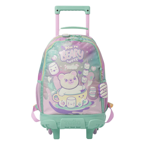 Mochila Escolar Mediana Con Ruedas Rue Bomper Mellow Talla M - Totto