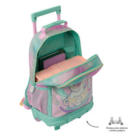 Mochila Escolar Mediana Con Ruedas Rue Bomper Mellow Talla M - Totto