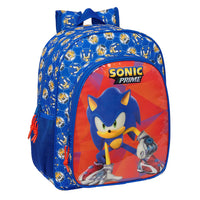 Mochila Escolar Mediana Sonic Prime Mochila Junior Adaptable a Carro - Safta