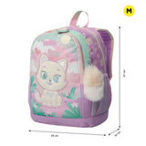 Mochila Escolar Mediana Queen Cat Gatita Blanca Talla M - Totto