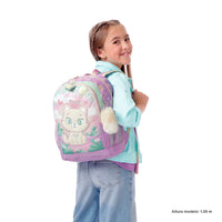Mochila Escolar Mediana Queen Cat Gatita Blanca Talla M - Totto