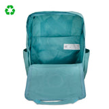 Mochila Para Viajeros Saludos del Mundo Color Verde - Pepita Viajera