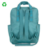 Mochila Para Viajeros Saludos del Mundo Color Verde - Pepita Viajera