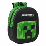 Mochila Infantil Pequeña Minecraft 3D - Mojang