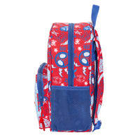 Mochila Guardería Spidey Marvel Con Bolsillos Adaptable a Carro - Safta