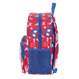 Mochila Guardería Spidey Marvel Con Bolsillos Adaptable a Carro - Safta