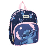 Mochila Guardería Stitch Azul Estrellas Doble Compartimento - Vadobag