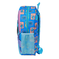 Mochila Infantil Preescolar Stitch Susto 3D- Mochila Escolar Primeros Años Stitch Susto 3D - Mochila Pequeña Guardería Infantil Stitch Susto 3D - Safta