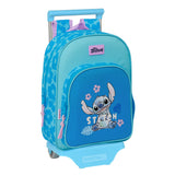 Mochila Infantil Pequeña Stitch Con Carro Desmontable Stitch Hawaii - Safta