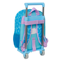 Mochila Infantil Pequeña Stitch Con Carro Desmontable Stitch Hawaii - Safta