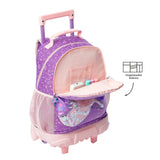 Mochila Escolar Mediana Con Ruedas Rue Bomper Reef Friends Talla M - Totto