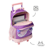 Mochila Escolar Mediana Con Ruedas Rue Bomper Reef Friends Talla M - Totto
