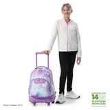 Mochila escolar Totto con ruedas desmontable corazones y estrellas en papeleria Badajoz