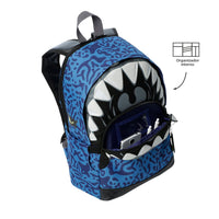 Mochila Escolar Sharky Dientes De Tiburón Talla M - Totto