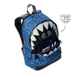Mochila Escolar Sharky Dientes De Tiburón Talla M - Totto