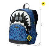 Mochila Escolar Sharky Dientes De Tiburón Talla M - Totto