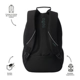 Mochila Escolar Grande Totto Cambri 2.0 Mochila De Tres Compartimentos Con Refuezos Para Tablet o PC Color Negro - Totto