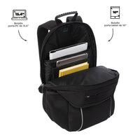 Mochila Escolar Grande Totto Cambri 2.0 Mochila De Tres Compartimentos Con Refuezos Para Tablet o PC Color Negro - Totto