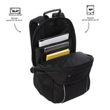 Mochila Escolar Grande Totto Cambri 2.0 Mochila De Tres Compartimentos Con Refuezos Para Tablet o PC Color Negro - Totto