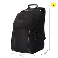 Mochila Escolar Grande Totto Cambri 2.0 Mochila De Tres Compartimentos Con Refuezos Para Tablet o PC Color Negro - Totto