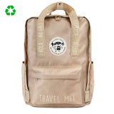 mochila saludos del mundo camel pepita viajera rpet en papeleria badajoz disponible en be to be menacho y valdepasillas
