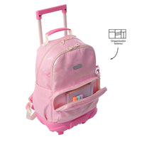 Mochila Escolar Mediana Con Ruedas Rue Bomper Majestic Rock Talla M - Totto