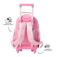 Mochila Escolar Mediana Con Ruedas Rue Bomper Majestic Rock Talla M - Totto