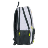 Mochila Escolar Grande Para Padel Real Madrid Primera Equipación - Mochila Escolar Con Cuatro Compatimentos  Para Uso Escolar y Extraescolares De Padel Real Madrid Equipación 24/25 - Safta