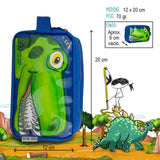 Neceser Transparente Aseo Viaje Dinosaurios - Pepita Viajera